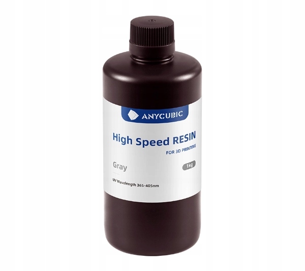 Żywica Anycubic 1KG szybkoschnąca Szara