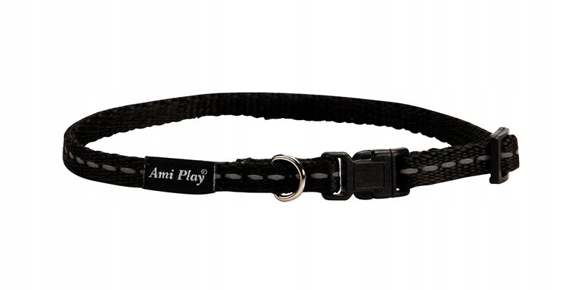 

Ami Play Obroża S 20-35/1cm Refl czarna