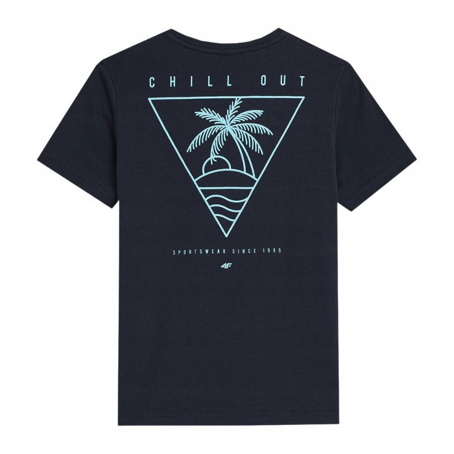 KOSZULKA CHŁOPIĘCA 4F DZIECIĘCA KOSZULKA T-SHIRT Wiek dziecka 10 lat +