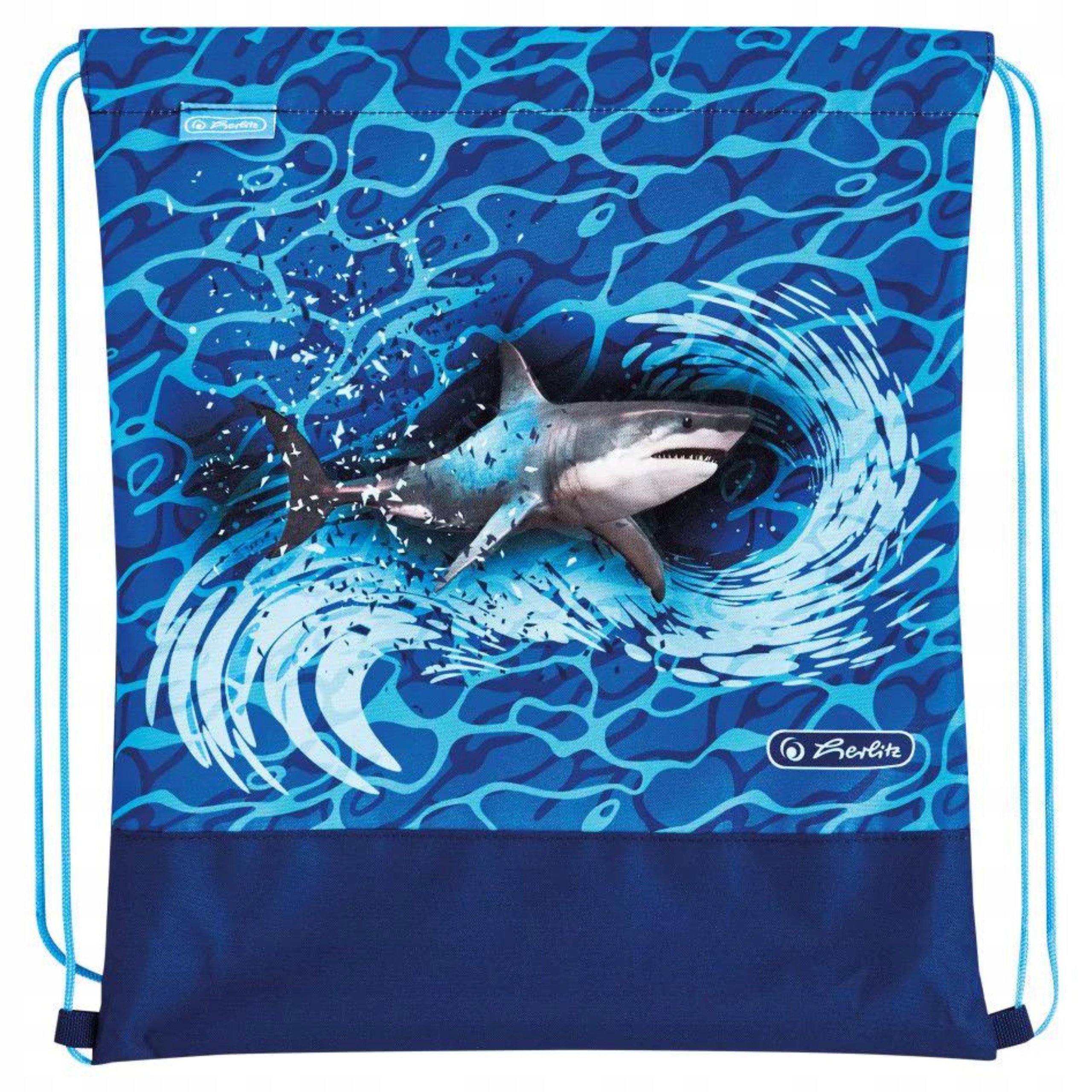 Plecak szkolny zestaw Herlitz Loop Blue Shark Plus Płeć chłopcy dziewczynki