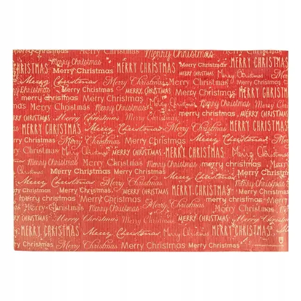 Vianočné papierové podložky na stôl červené pod taniere 31x43 cm 500 ks
