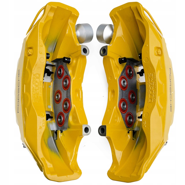 Zaciski tarcze klocki hamulcowe Porsche Cayenne Installation side Front