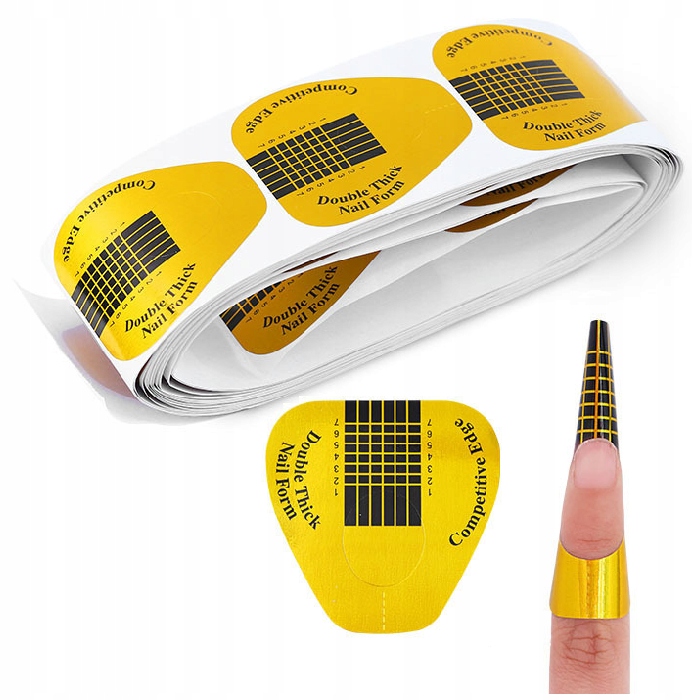 

Szablon Duży formy do przedłużania paznokci 100szt