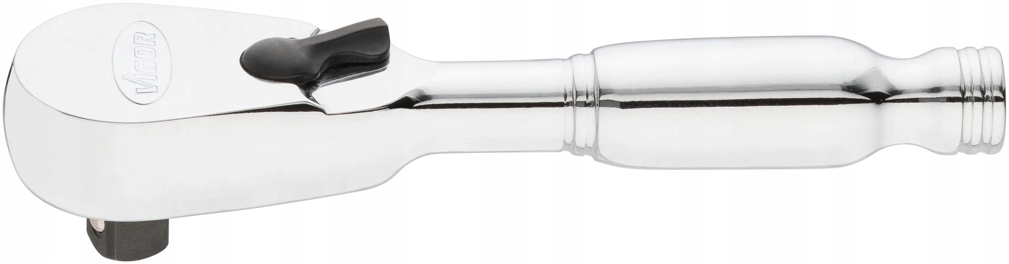 VigorV4944-XS,Jemnozubá prepínacia račňa 1/4"(6,3 mm)krátke prevedenie 95 mm