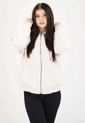 Mikina Pit Bull S Kapucí Zip Daisy světle béžová