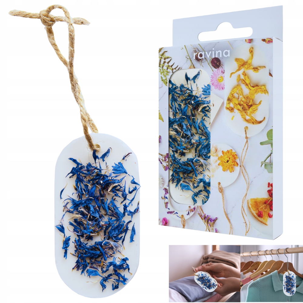 LAWENDA ZAWIESZKA WOSK ZAPACH LAWENDOWY SZAFY UBRAŃ GARDEROBY DOMU POKOJU