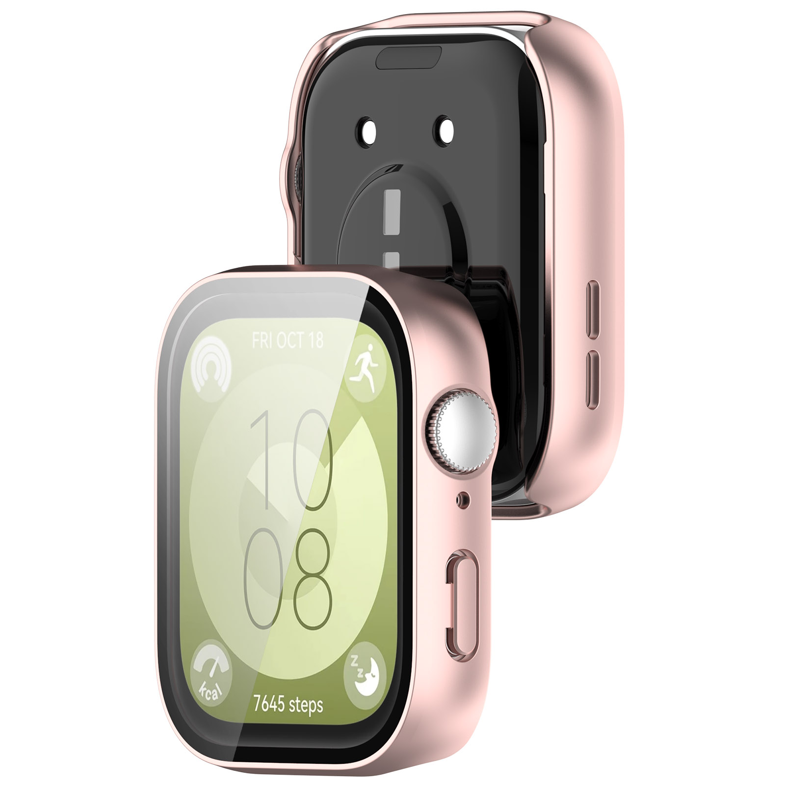 ETUI OCHRONNE + SZKŁO HARTOWANE 2W1 DO HUAWEI WATCH FIT 3 | RÓŻOWY MAT EAN (GTIN) 5904999232341