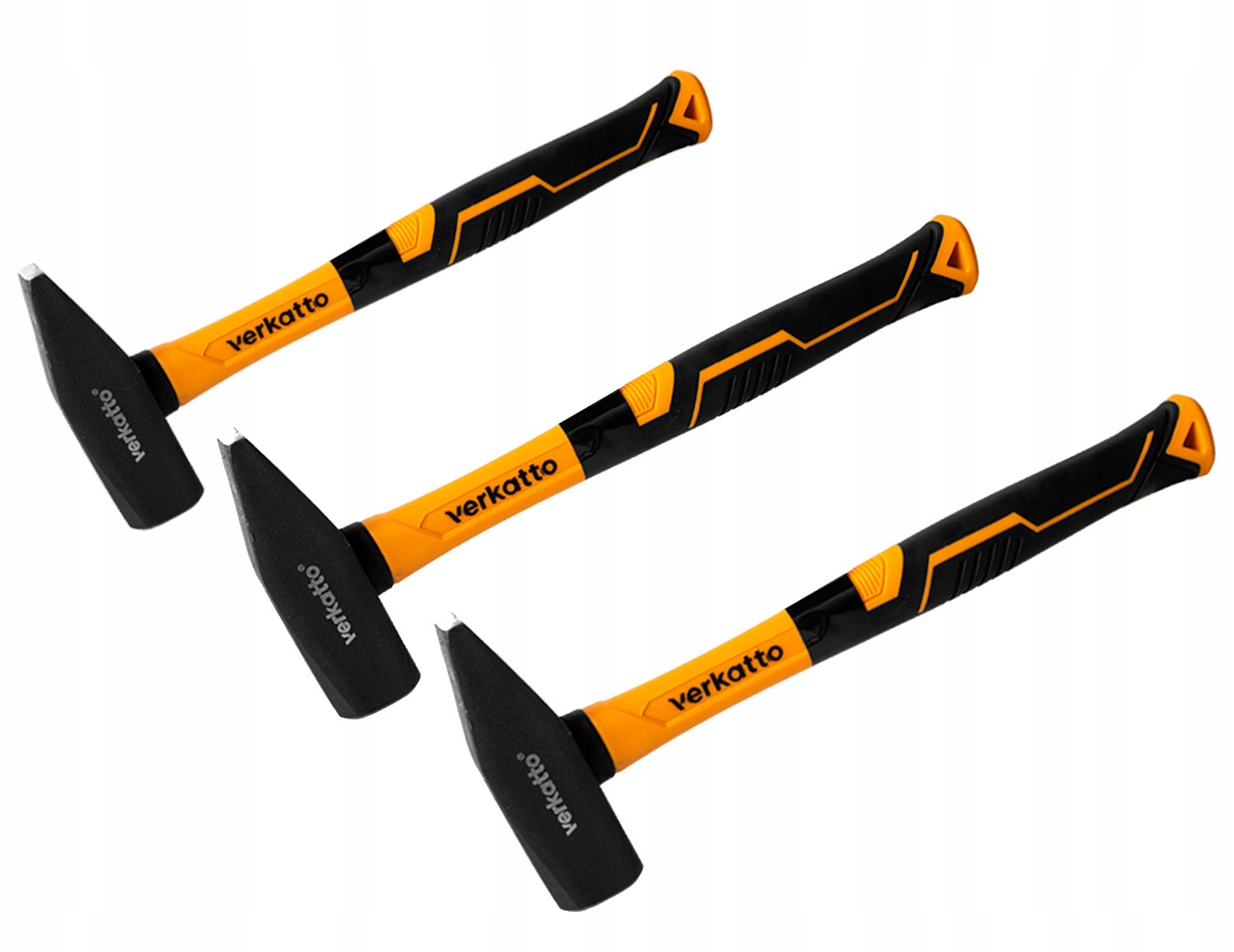 Młotek Ślusarski Włókno Szklane x3 Zestaw Młotków Fiberglass 300 500 1500G