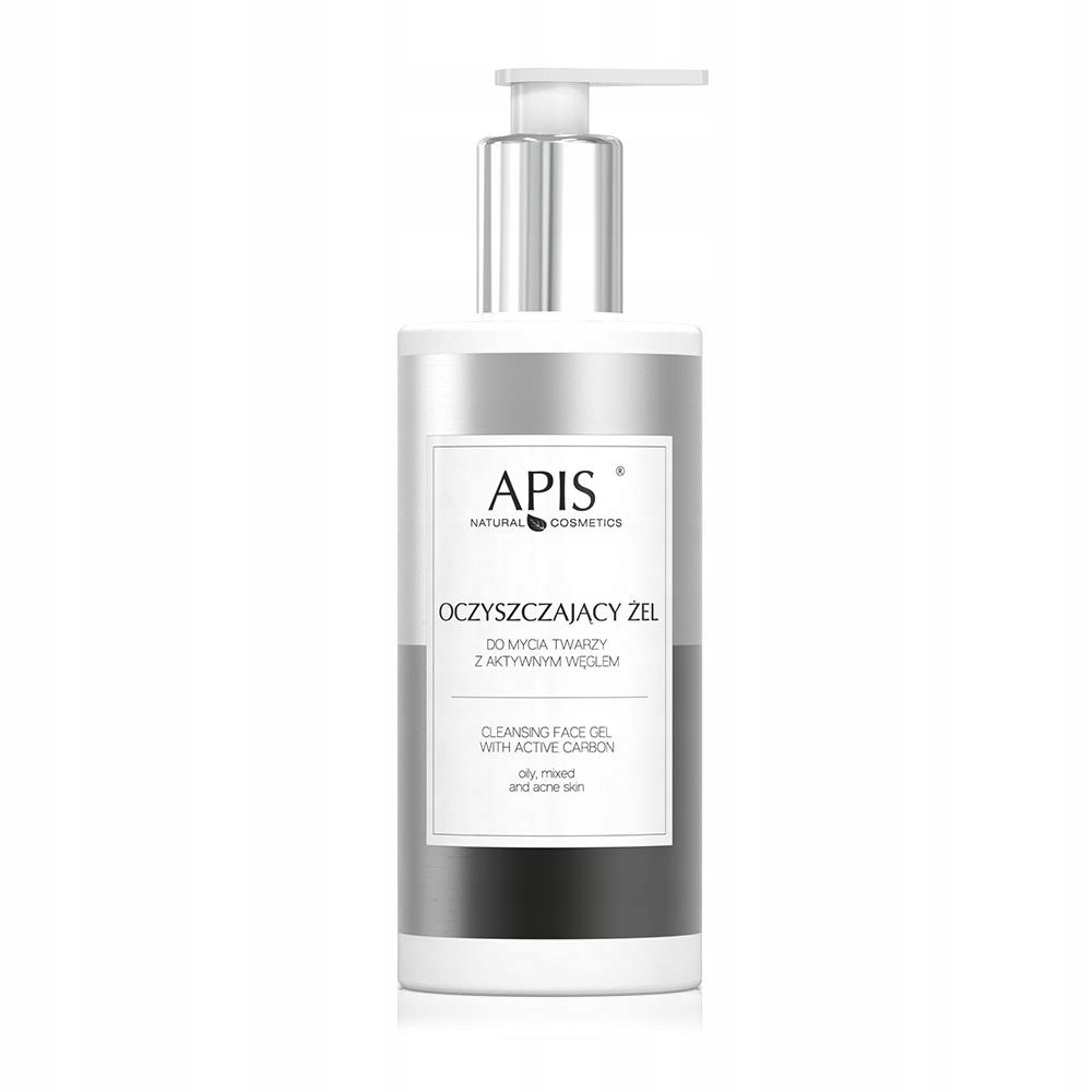 

Apis Żele do twarzy oczyszczający z węglem 300 ml
