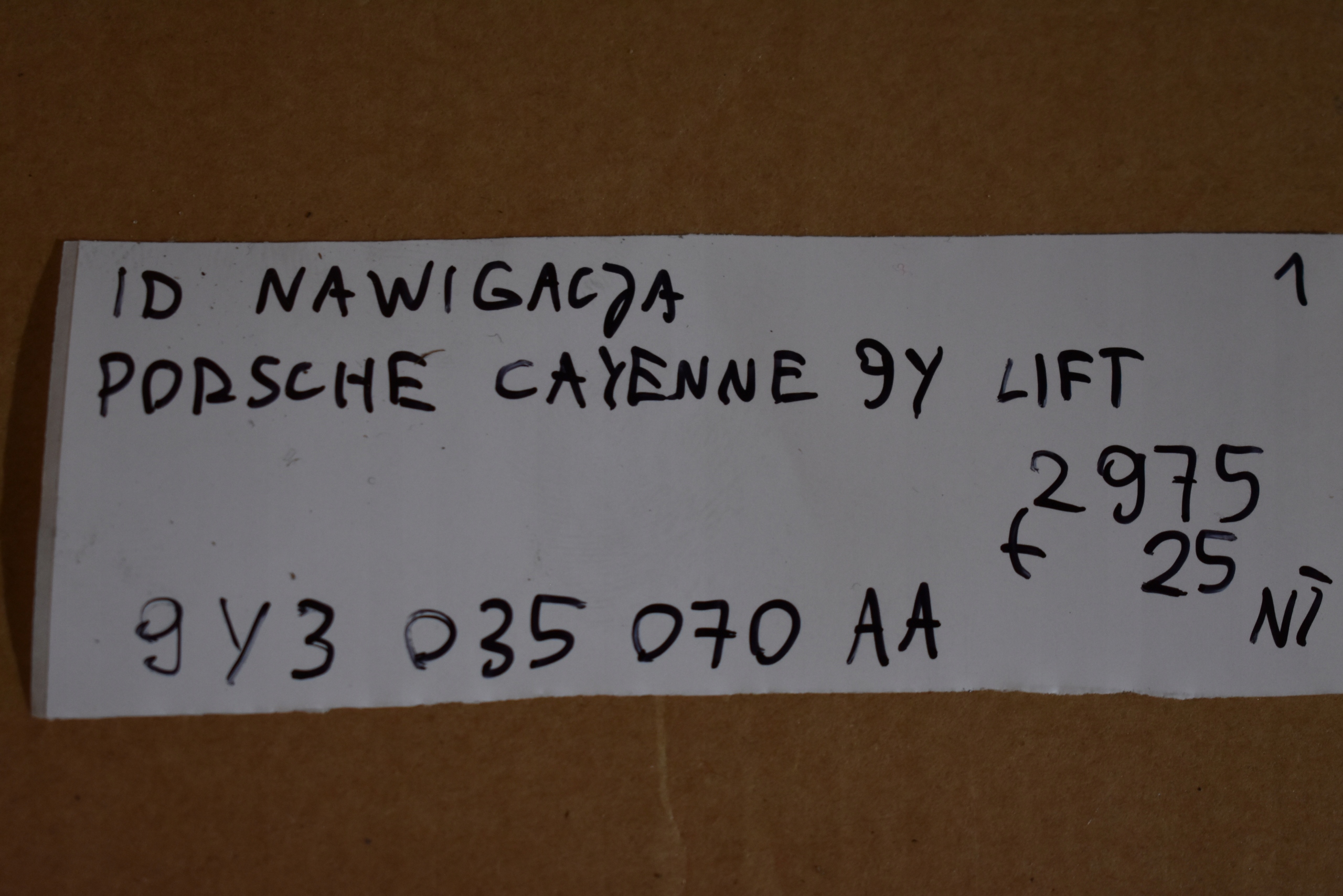 IDEALNA navigation PORSCHE CAYENNE 9Y LIFT 1
