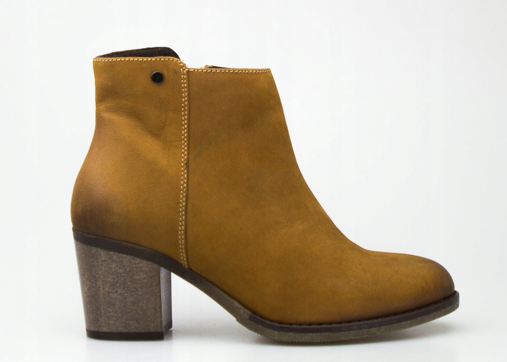 Kamelové Klasické Kotníkové Boty Přetíratelné 37