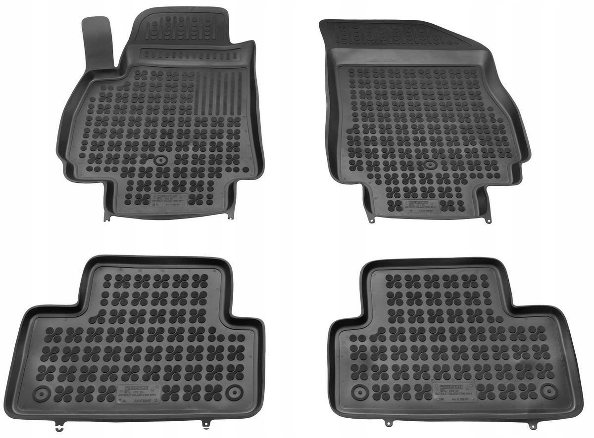 Gumové autokoberce Chevrolet Orlando, 2010-2018