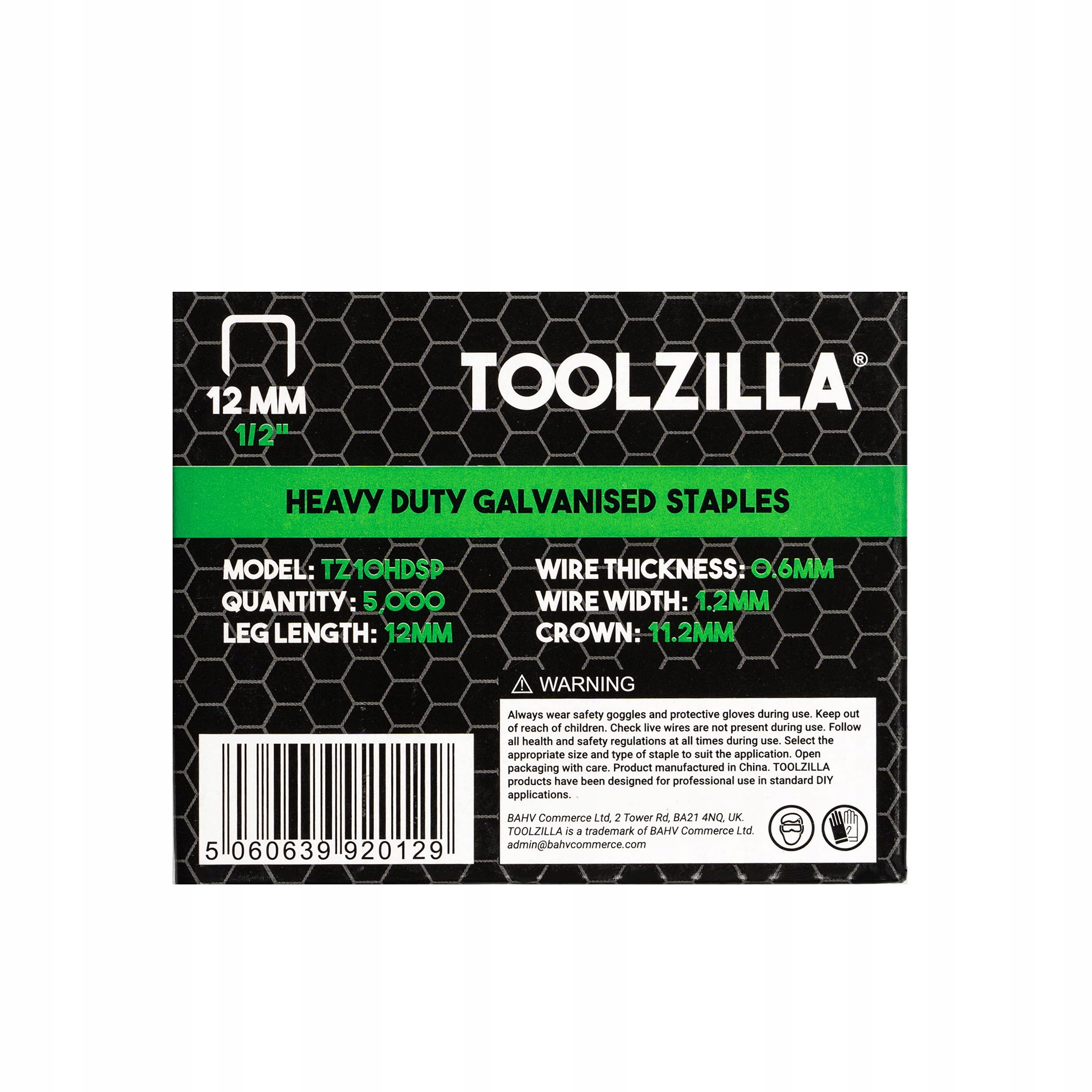 TOOLZILLA Zszywki 12 mm, 5.000 szt. Marka inna