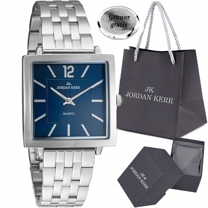Dámské hodinky Jordan Kerr Viana Modrý ciferník Box Ideální Jako Dárek