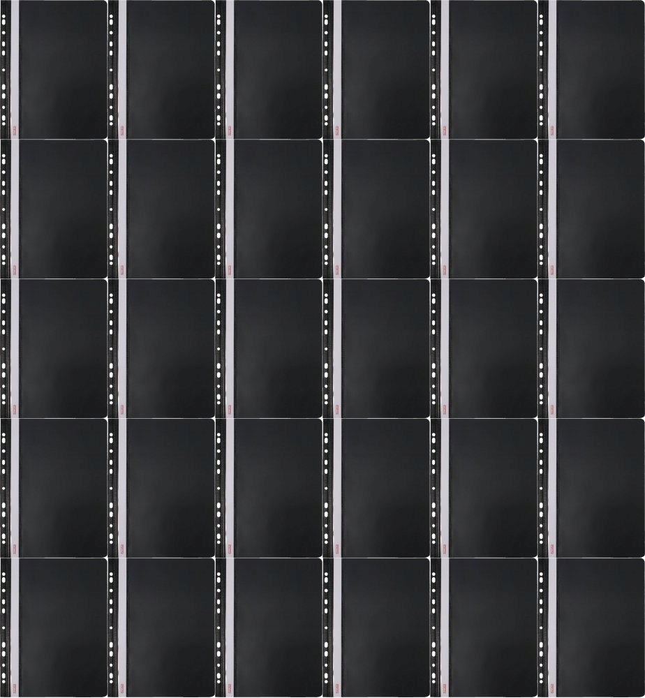 Skoroszyt Biurfol twardy A4 wpinany czarny x50