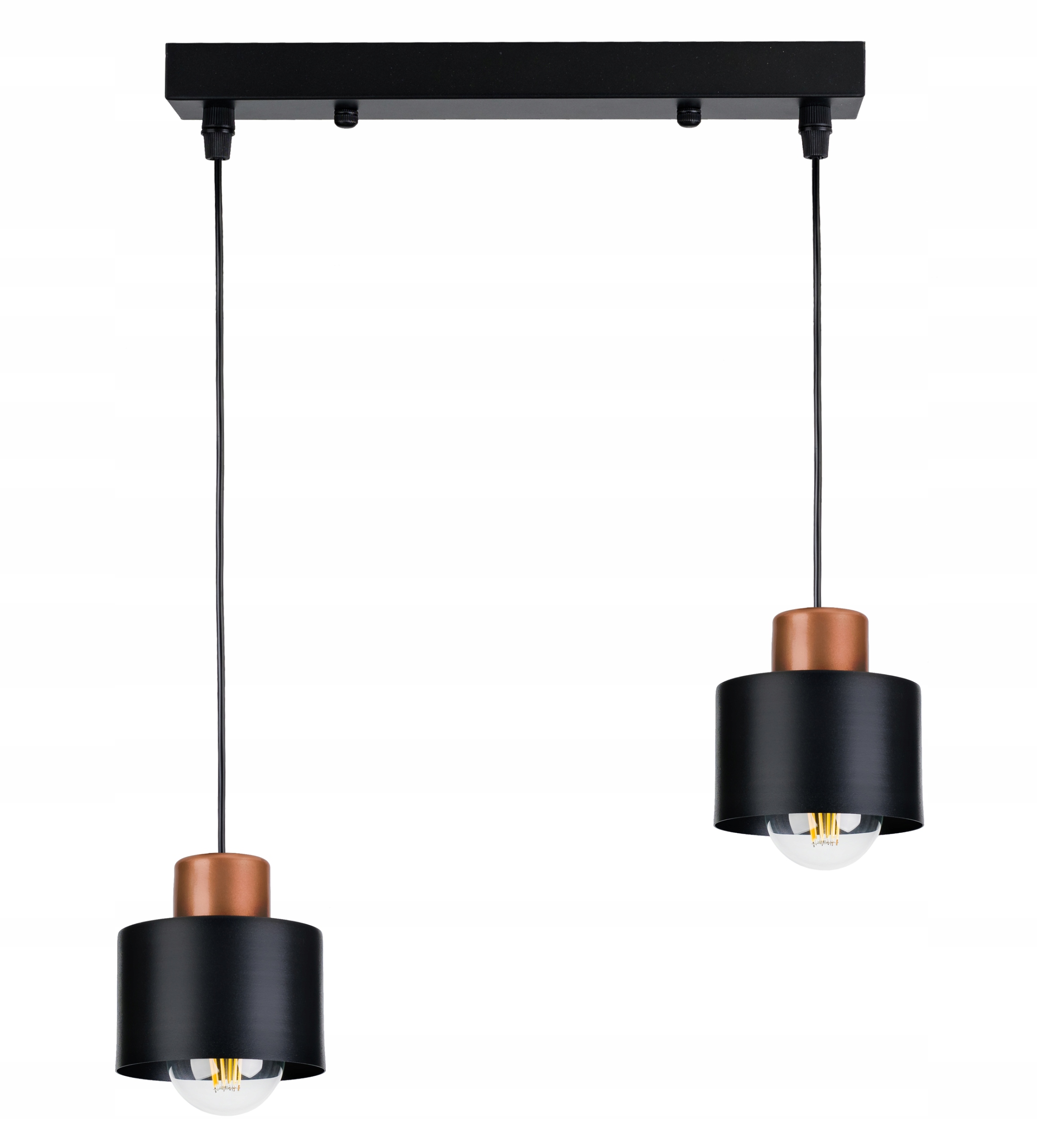 

Lampa wisząca sufitowa Żyrandol Zwis Kubek Miedź 2