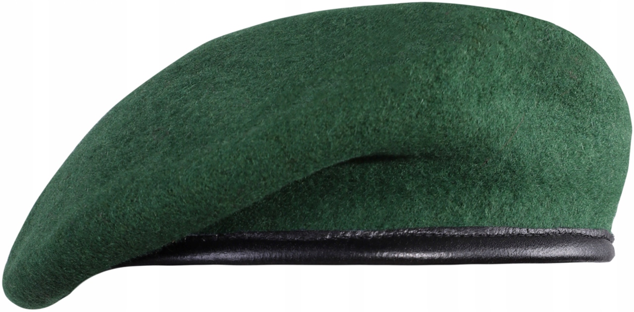 Beret wojskowy wełniany tłoczony Mfh Commando Zielony 56
