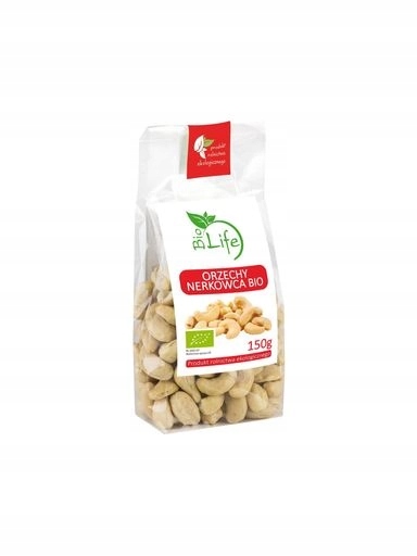 4x Biolife Ořechy kešu ořechy Bio 150 g