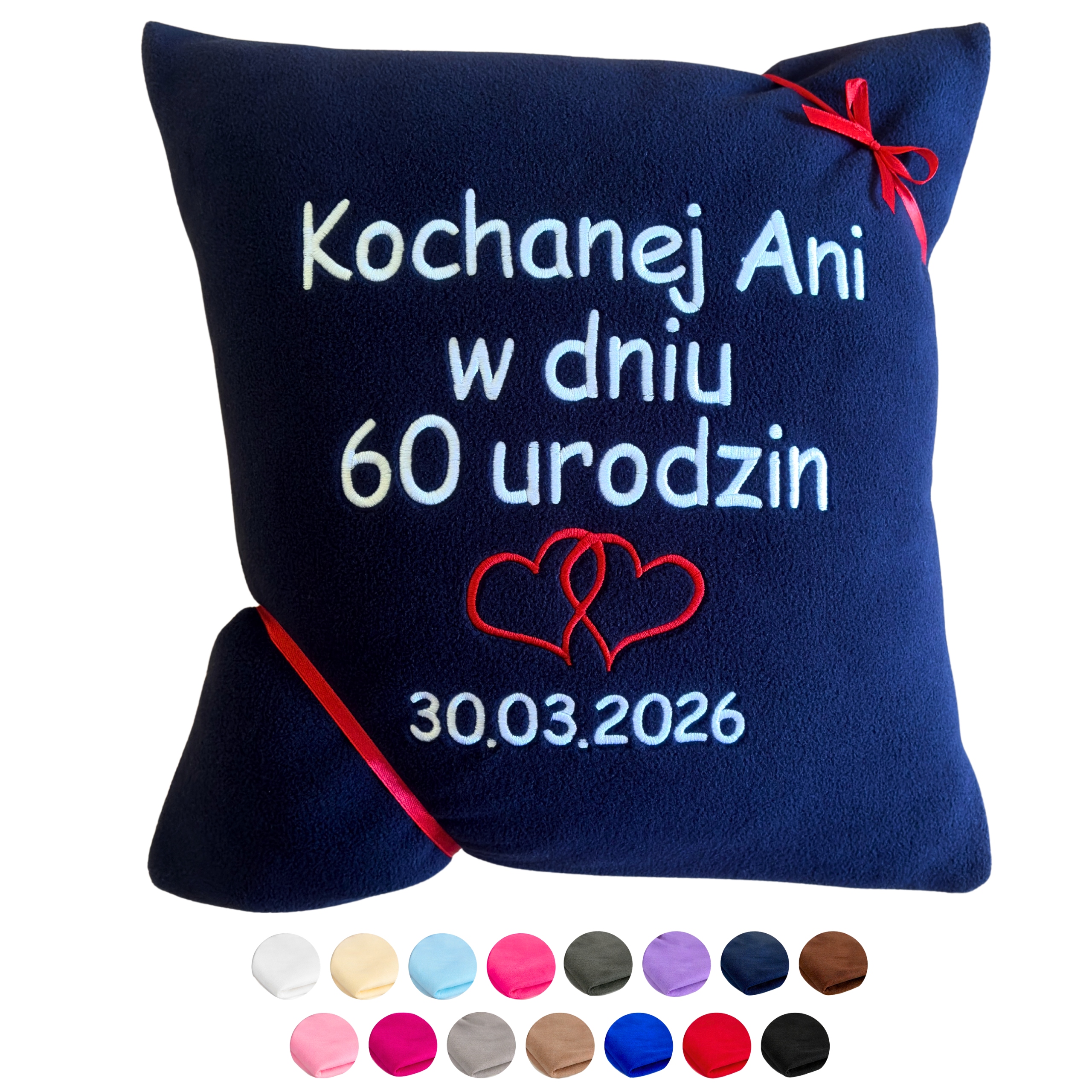 Dárek k 60. Narozeninám pro ženu, sestru, přítelkyni let, Polštář