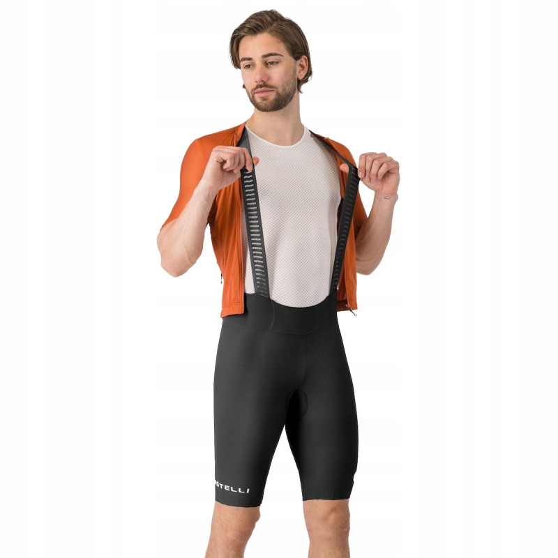 Castelli Kraťasy Espresso 2 Bibshort pánské elastické lacl černá 3XL