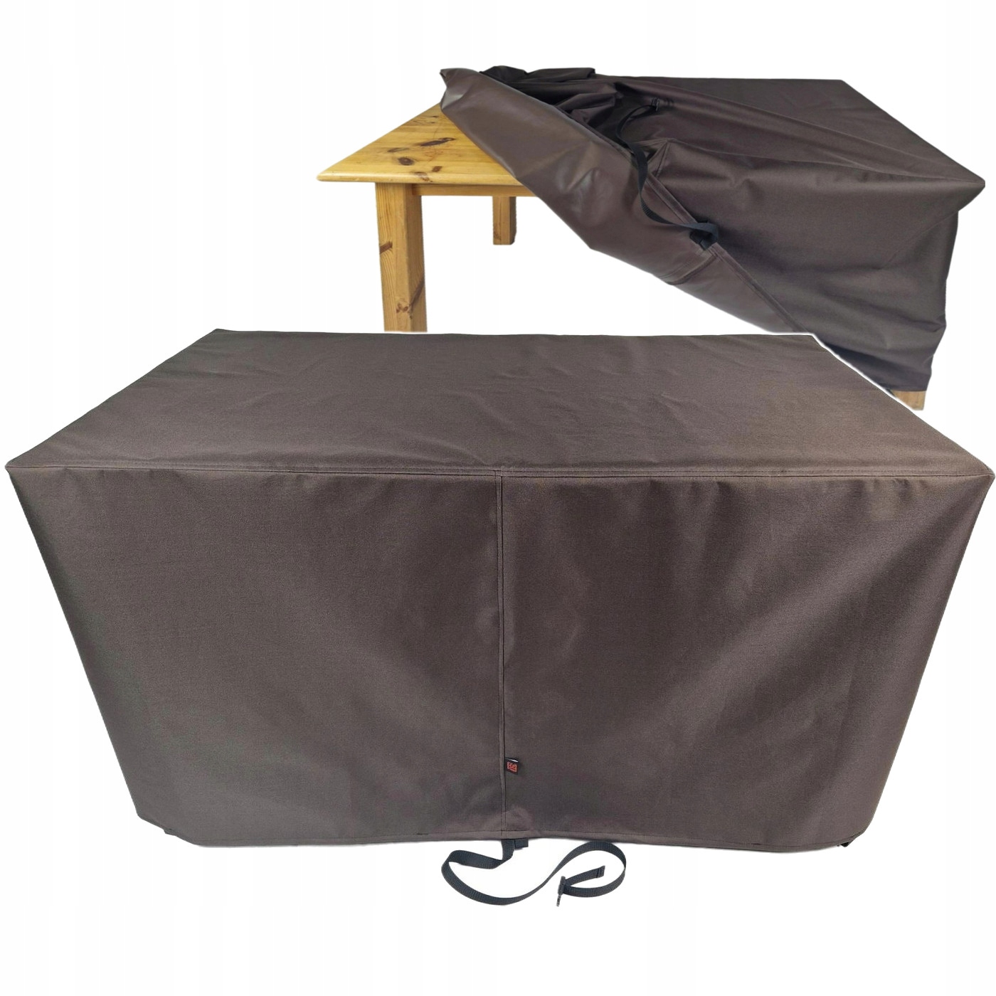 Pokrowiec Na Meble Ogrodowe Stół 250x200x80 Brązowy