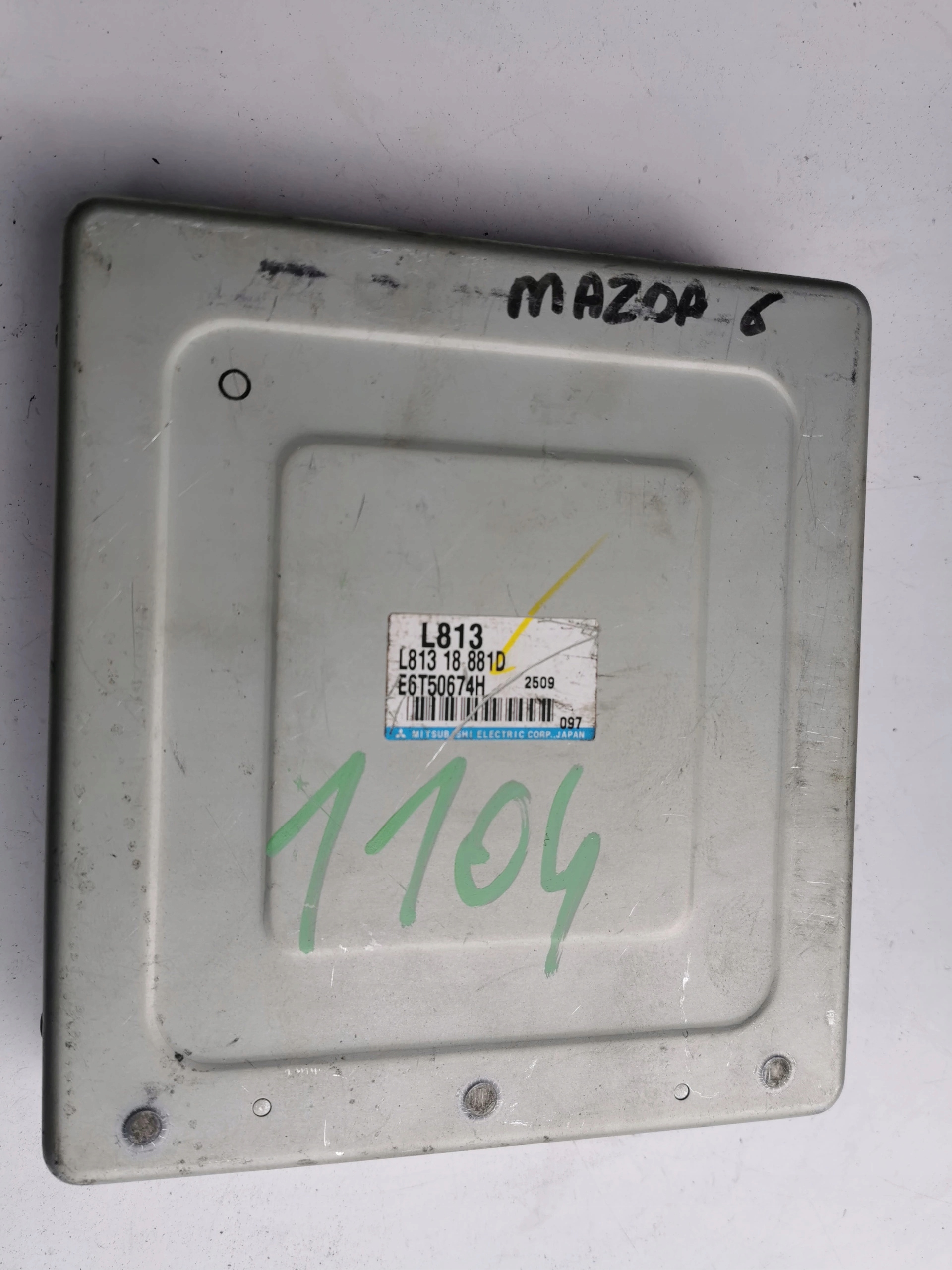 MAZDA 6 1.8B 16V L81318881D E6T50674H computer ECU