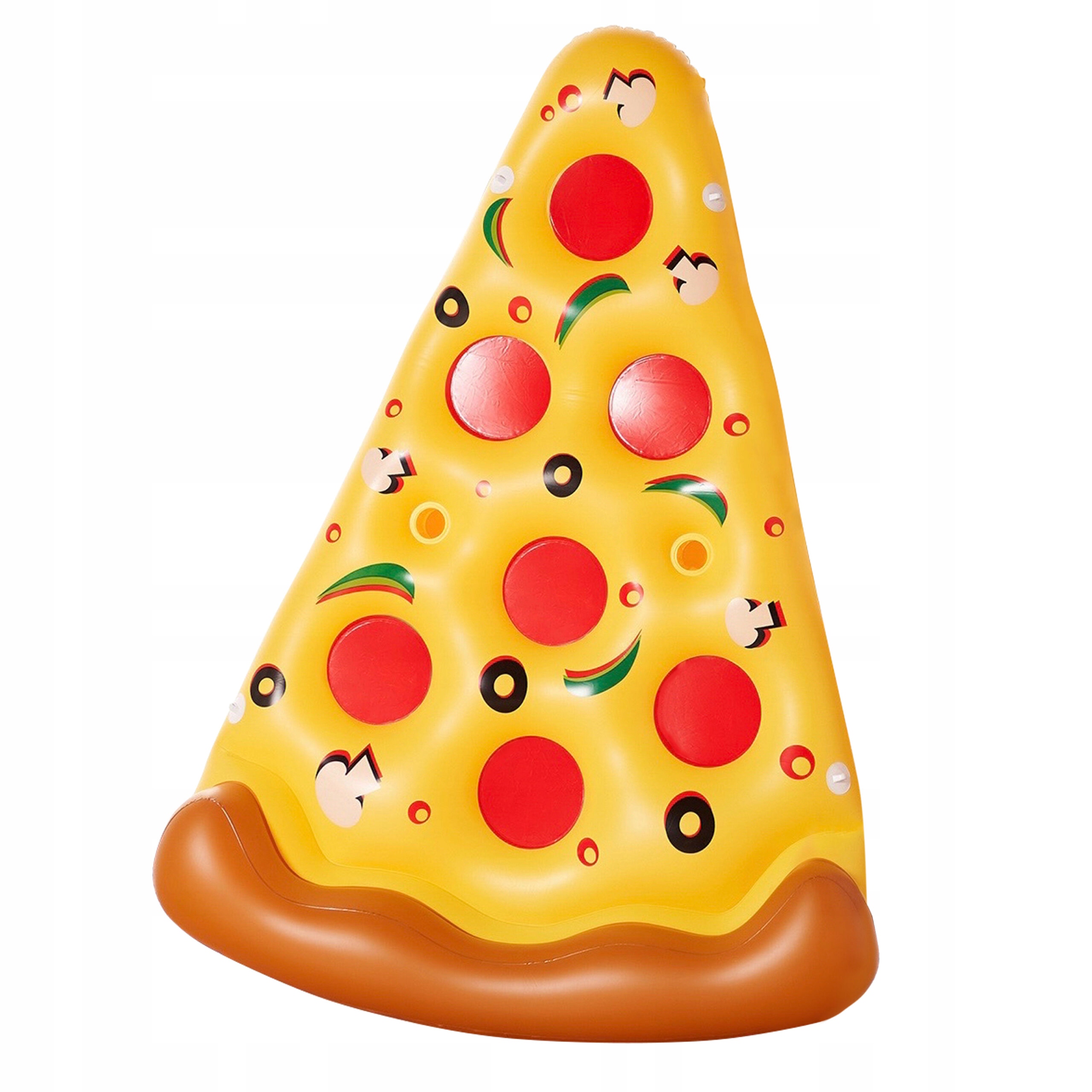 MATERAC DMUCHANY PLAŻOWY DO PŁYWANIA WODY NA BASEN LEŻAK DUŻY XXL PIZZA Kolor wielokolorowy