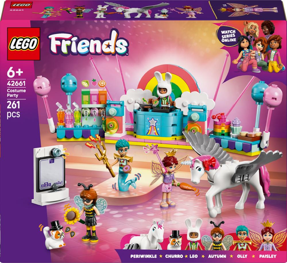 Lego Friends Převlékací ples s jednorožcem a vílou 42661