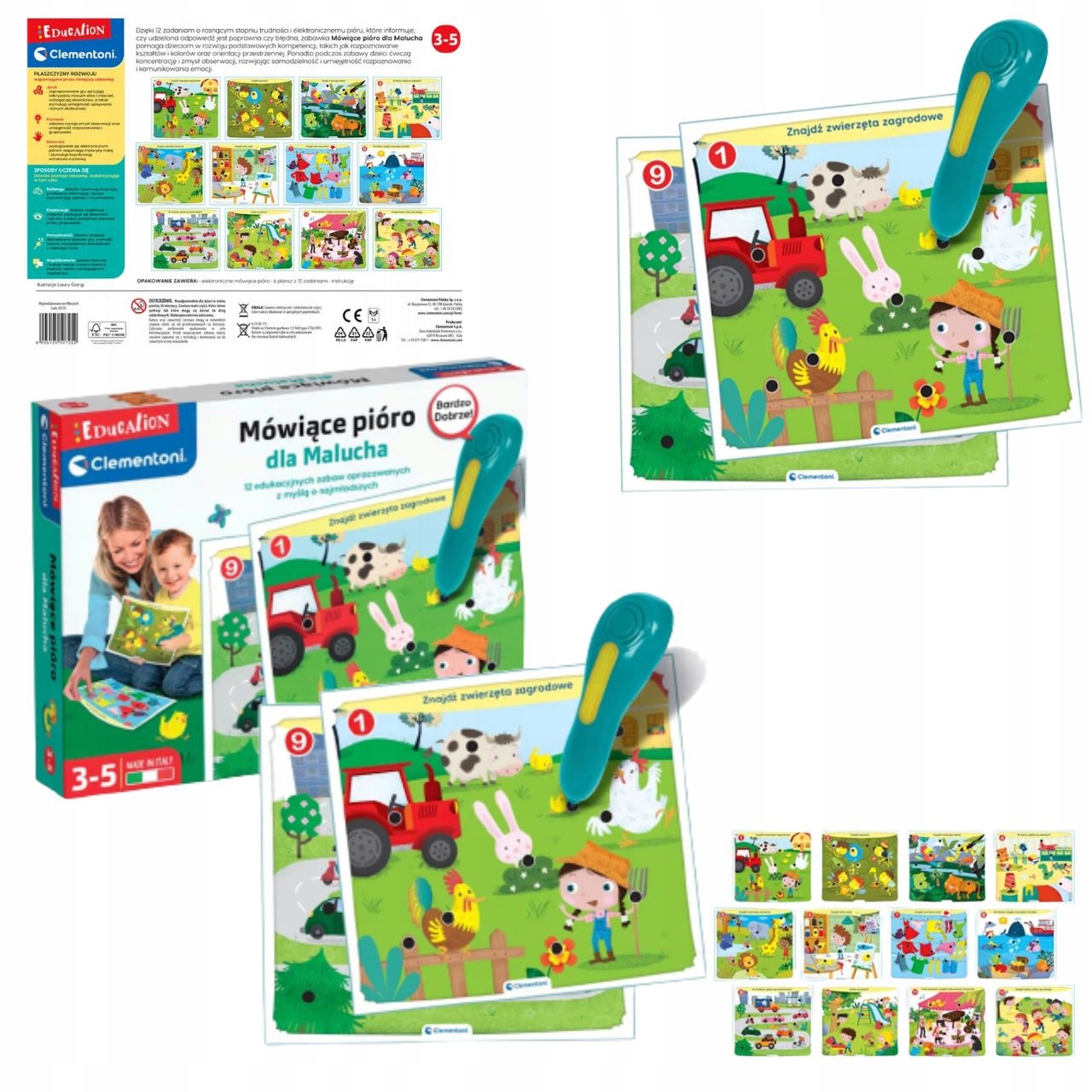 Clementoni Mówiące Pióro dla Malucha 50725 Rodzaj łamigłówki