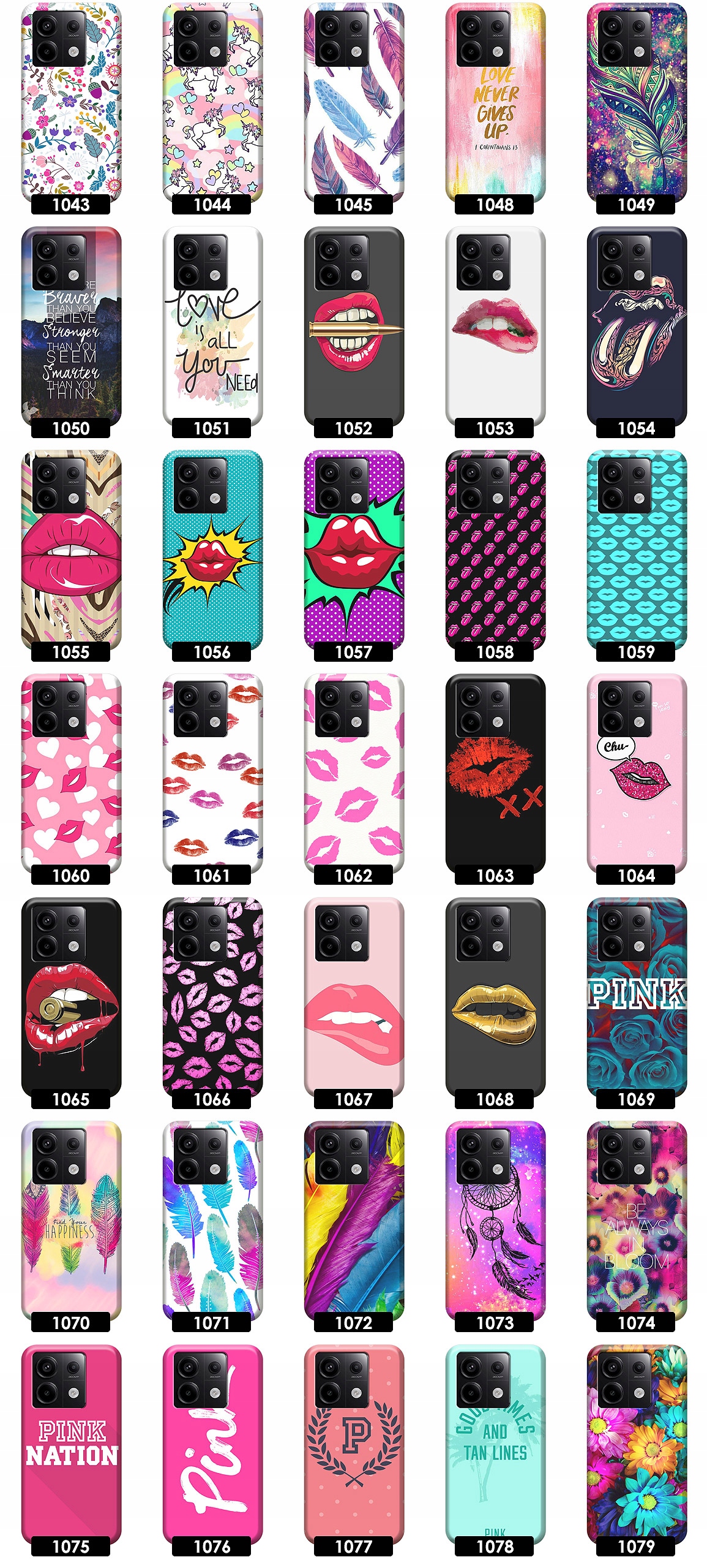 ETUI CASE OBUDOWA NA TELEFON DO XIAOMI REDMI NOTE 13 PRO 5G WZORY JAKOŚĆ Dedykowana marka Xiaomi