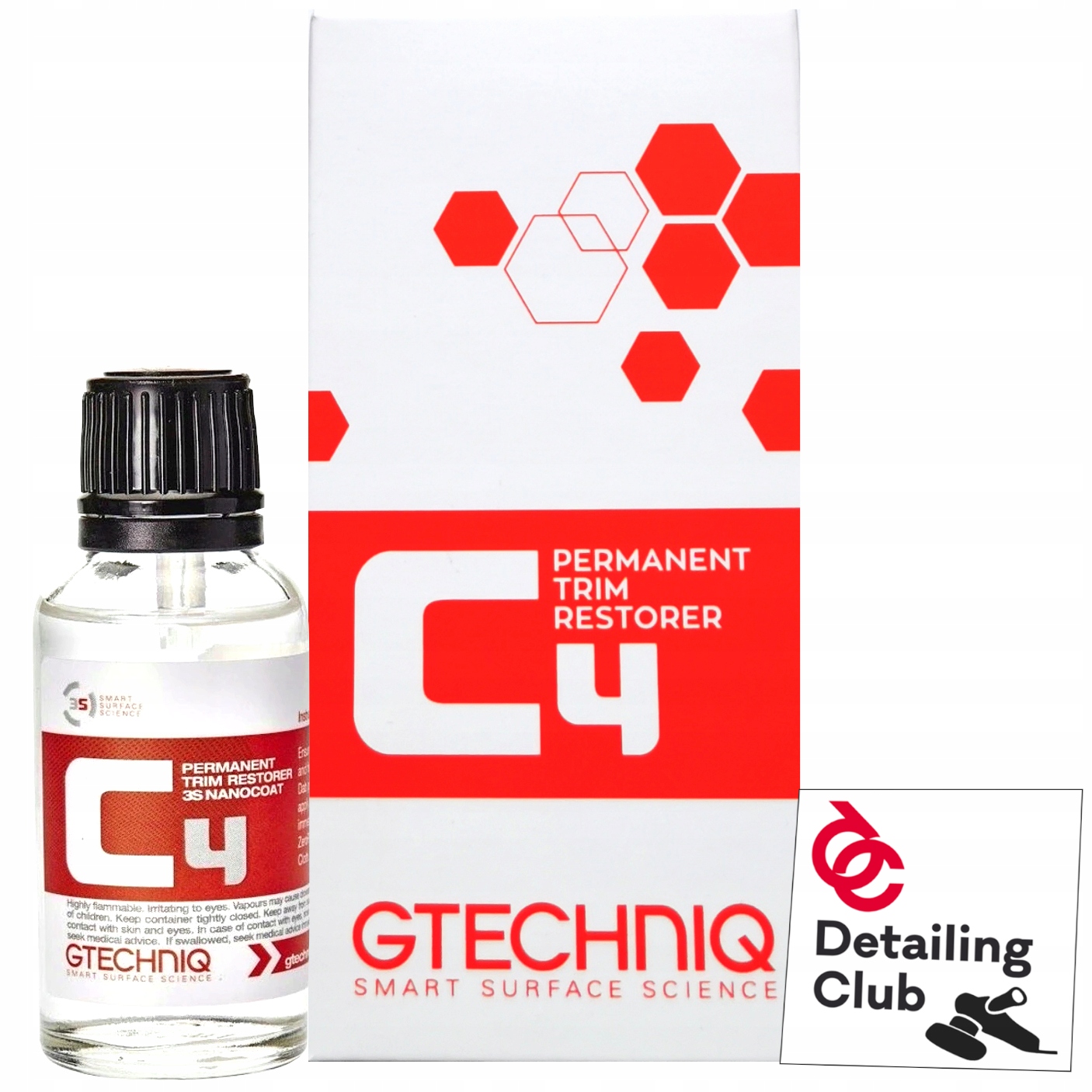 Gtechniq C4 Permanent Trim покриття пластик 15 мл