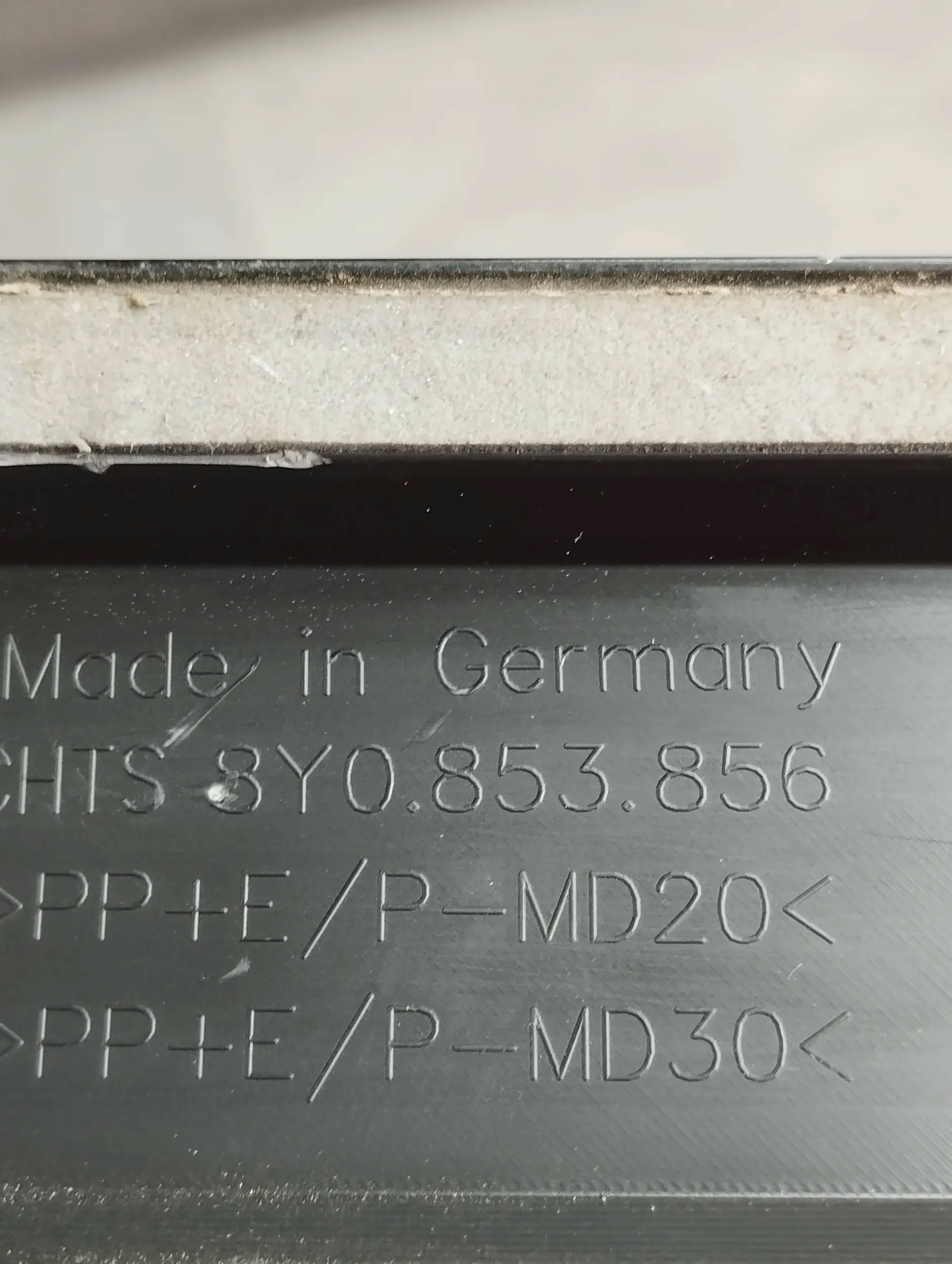 Audi S3 8Y SPORTBACK moulding threshold right LY9T 8Y0853856