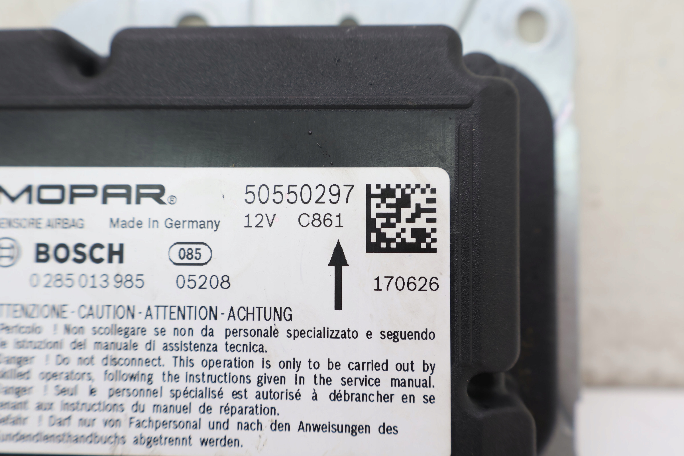 подушки безопасности ALFA ROMEO GIULIA 2016-