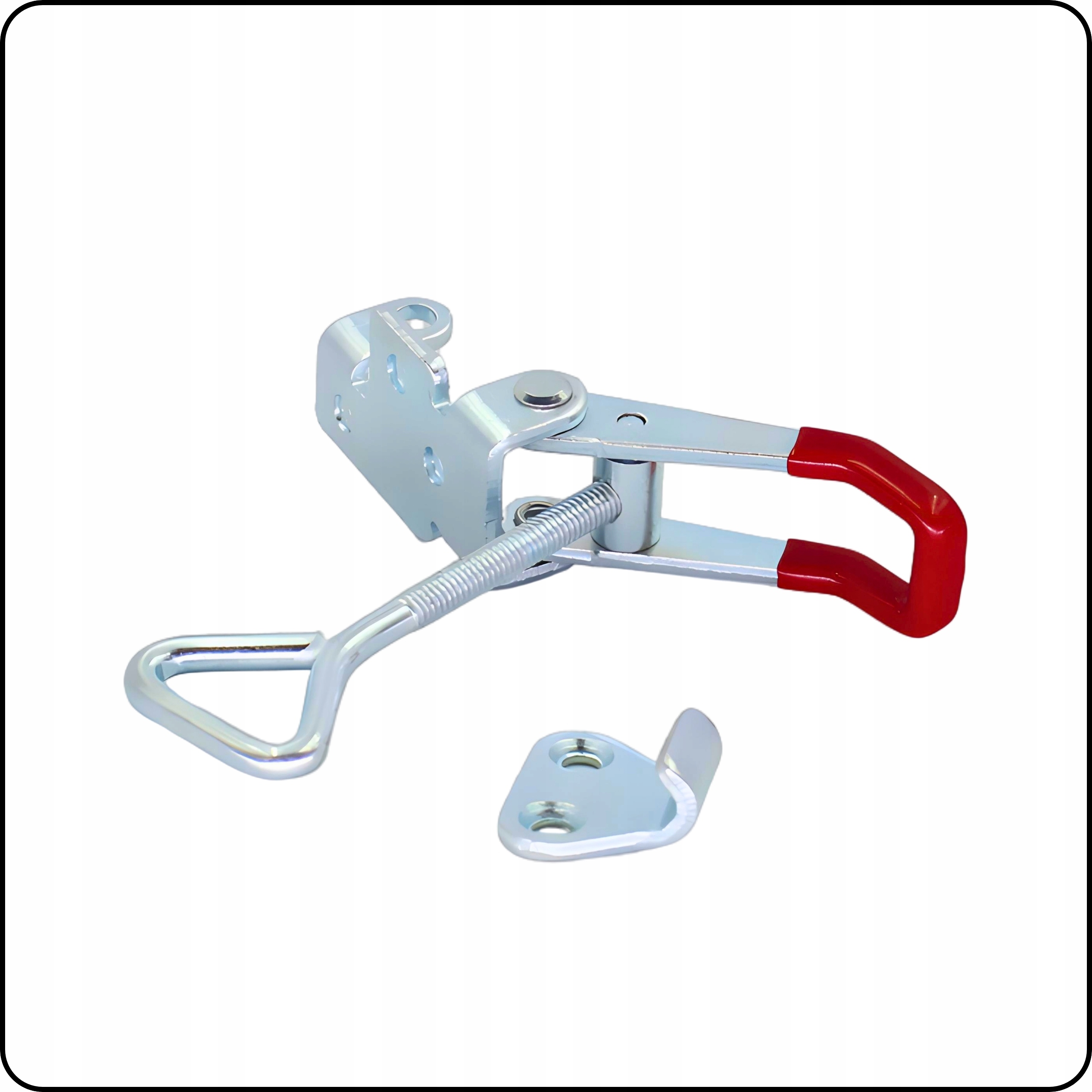 ZAMEK BURTOWY ZACZEP ZATRZASKOWY ZAMKNIĘCIE DOCISK 180KG KLAMRA GH-4002 Rodzaj szybkozaciskowy