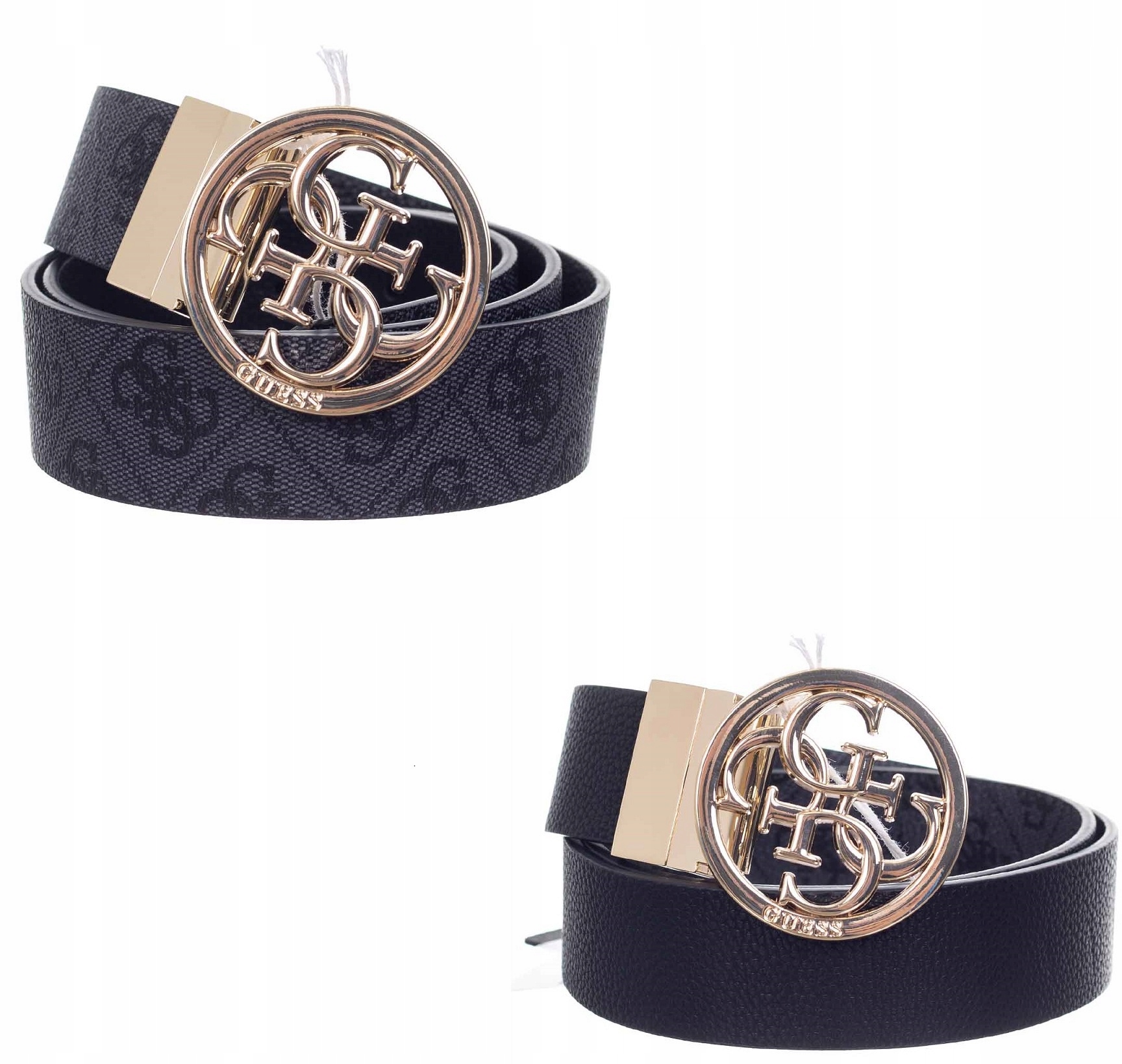 

Guess Pasek Damski 2W1 Zadie Black/graphite r.L