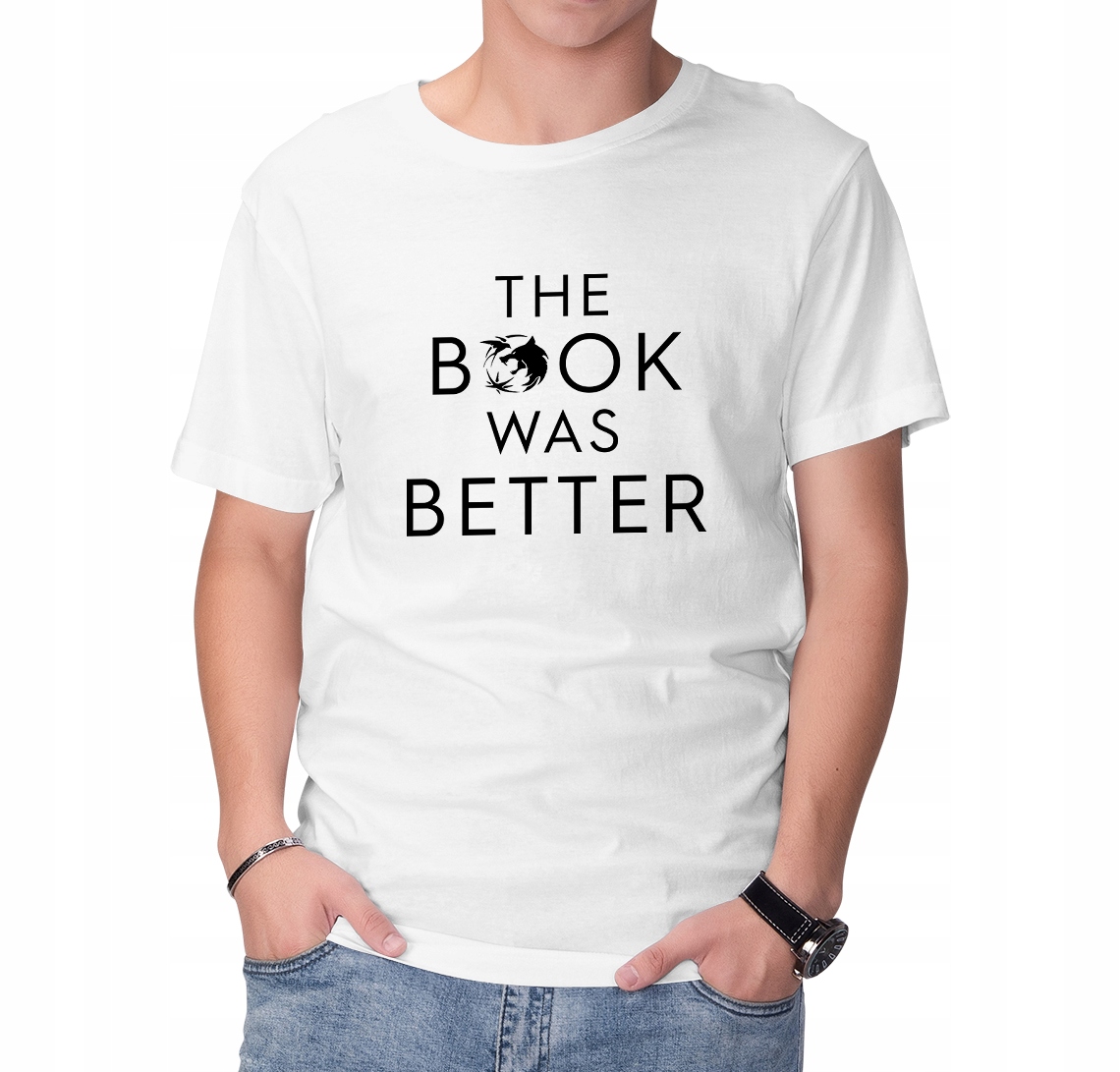 

Wiedźmin The Book Was Better koszulka t-shirt S