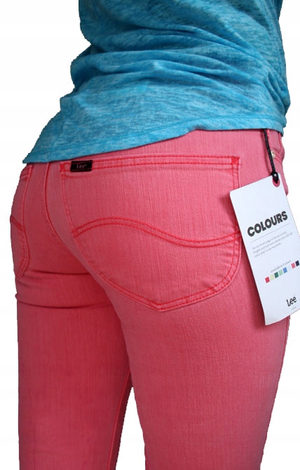

rurki Lee Scarlett Skinny W24 L31 Xxs różowe Wyprz