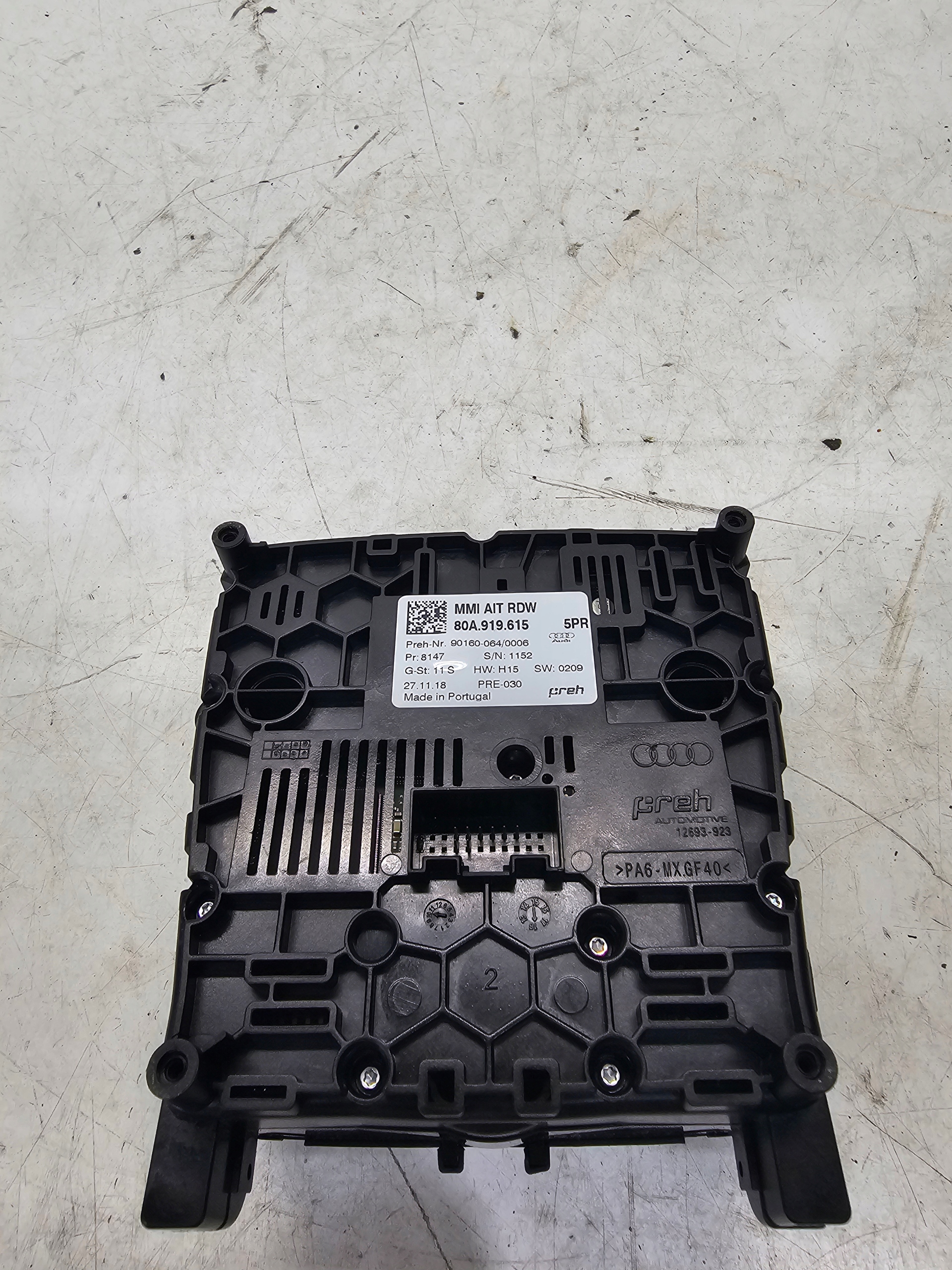 control panel MMI AUDI Q5 FY 80A 80A919615