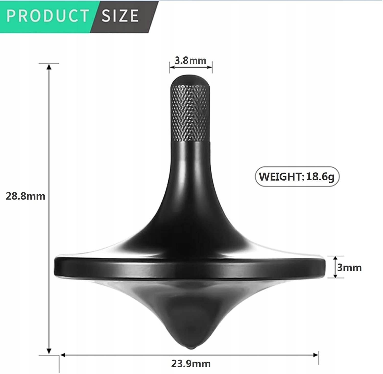 Bączek ze stali nierdzewnej EDC Little Fidget Toy Rodzaj Fidget Spinner