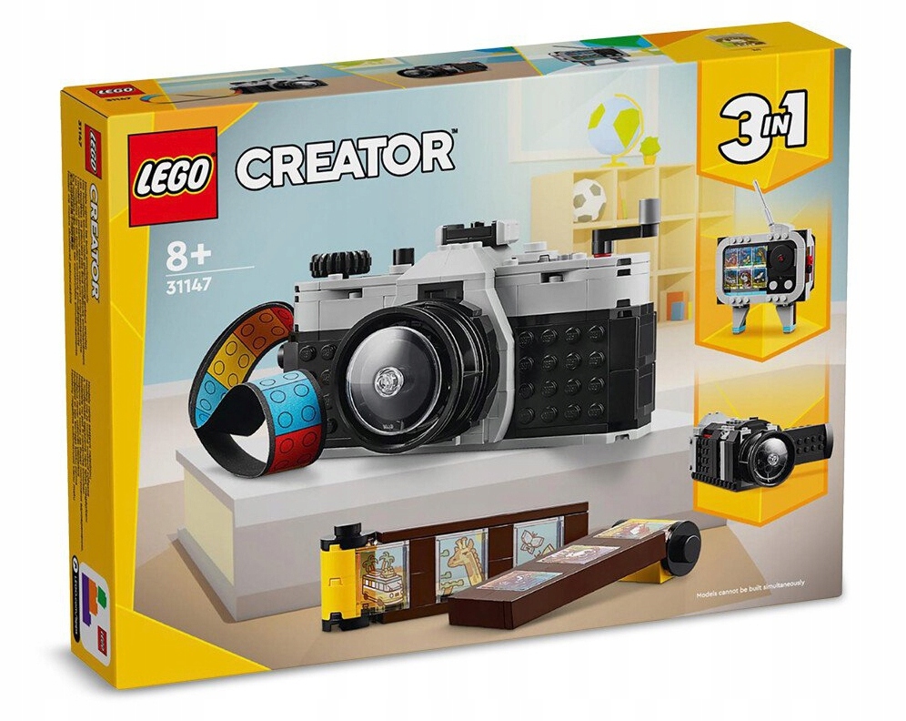 Lego Creator Retro Fotoaparát, Sada Kostek 3V1 31147