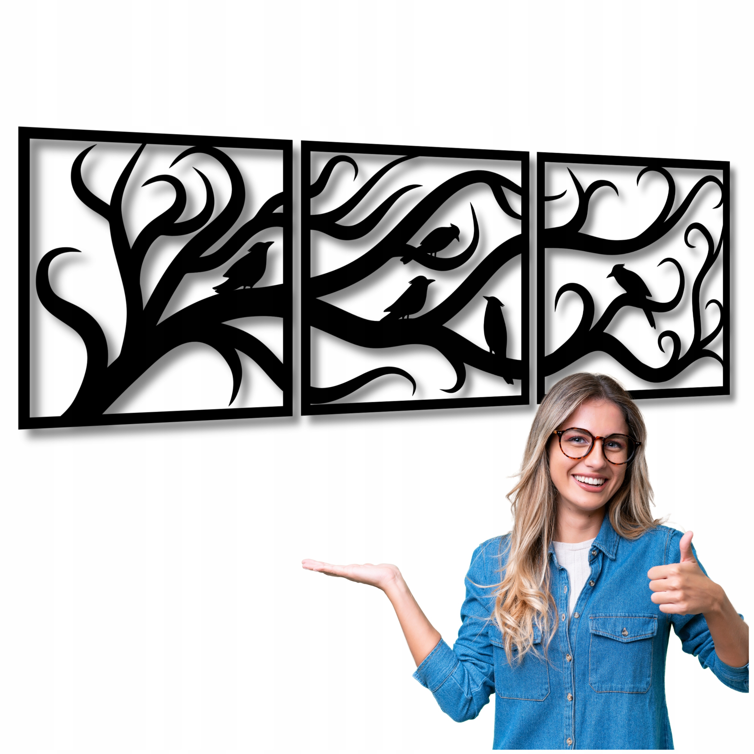 Ažurový Obraz Strom 150 cm Obrazy Do Obývacího Pokoje Obraz Na Zeď Dekorace Panel