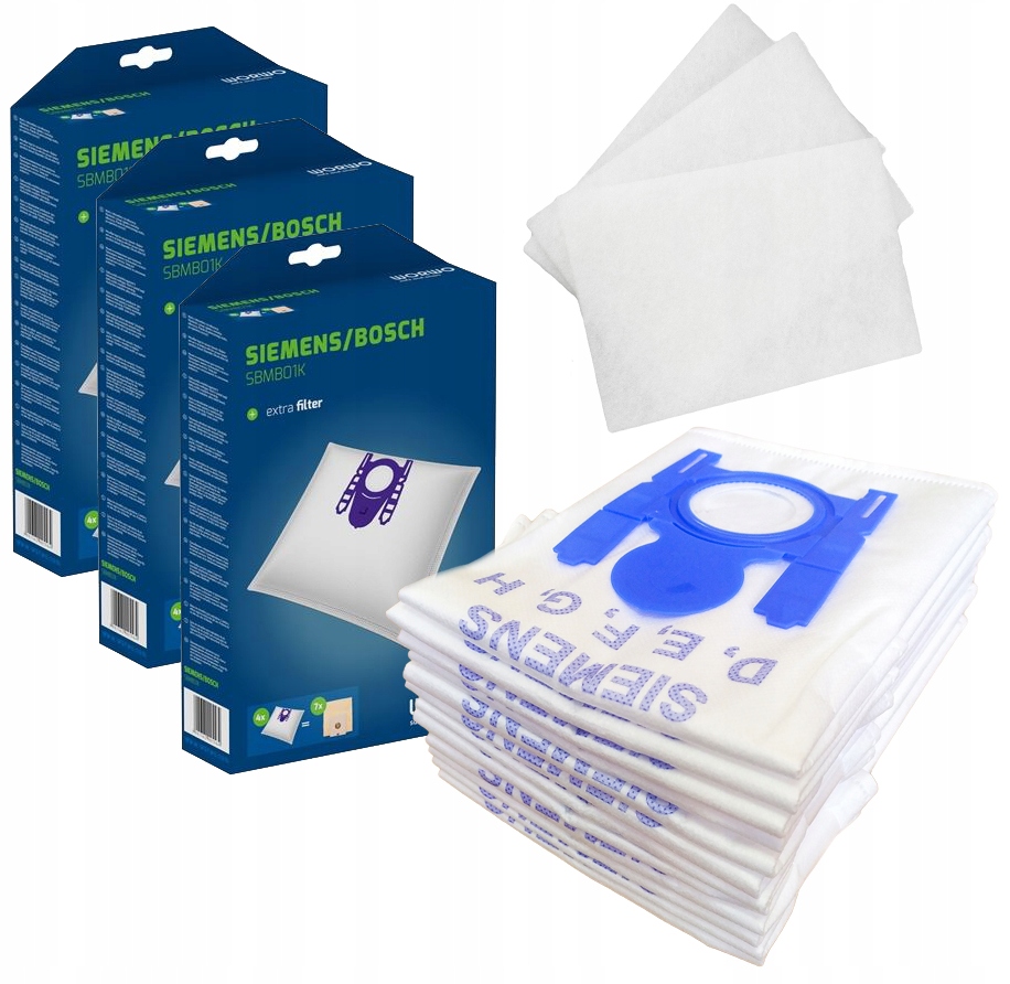 12 x WORKI DO ODKURZACZA TYP G SIEMENS VSQ5X1230 SBMB01K