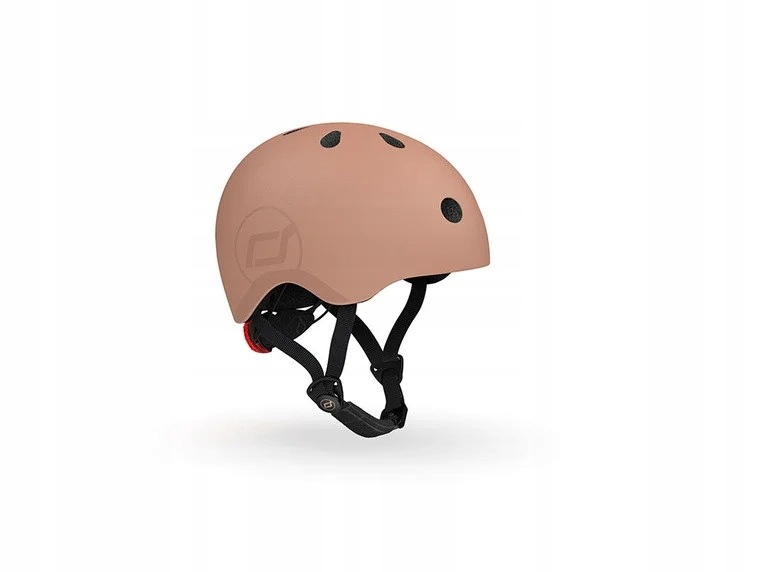 Mocha S-m Ultralekki Regulowany Kask Dla Dzieci 3+ Lampka Led Scootandride
