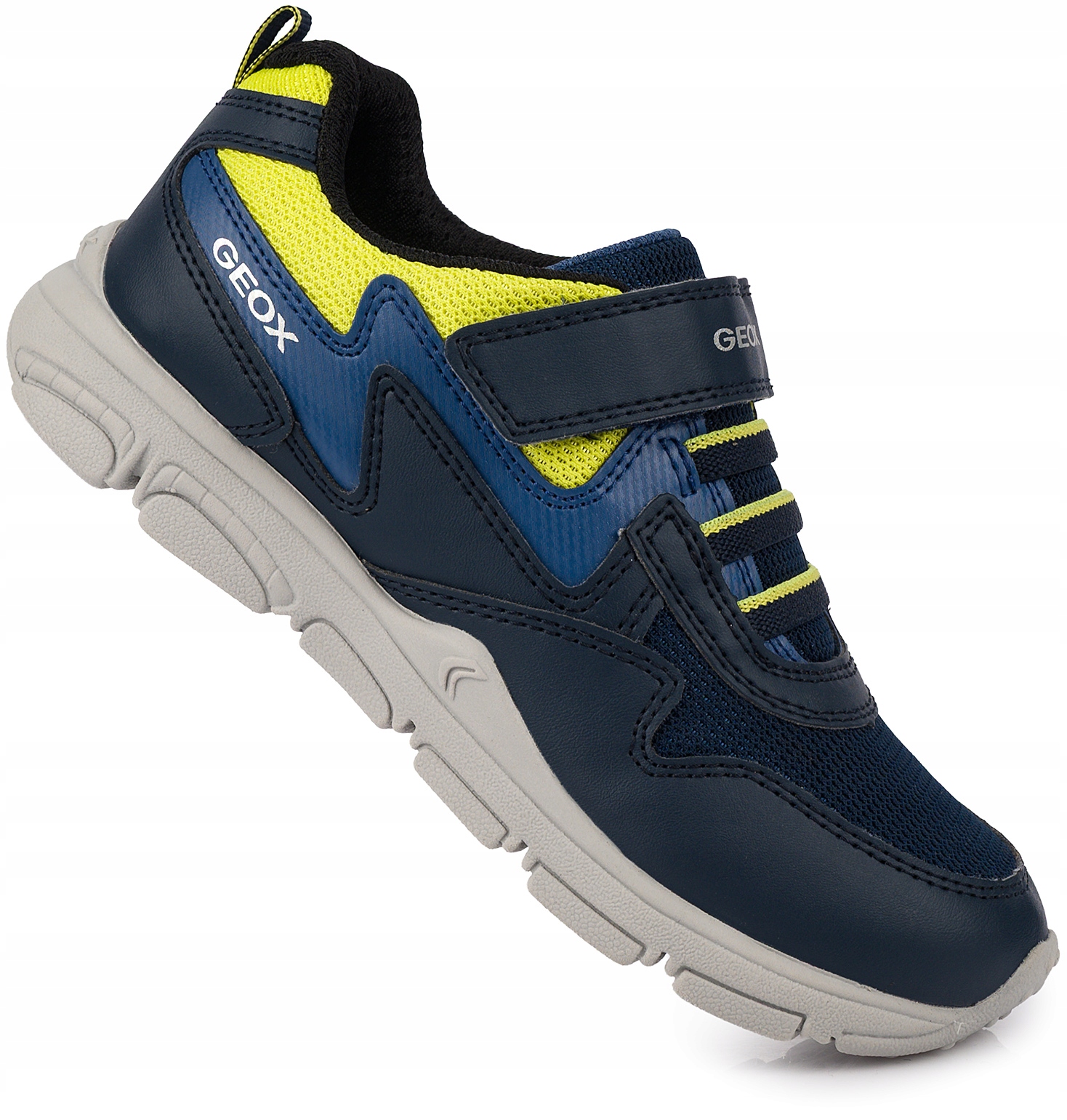 Geox New Torque Buty Dziecięce Sportowe Sneakersy Na Rzep Ekoskóra r. 27