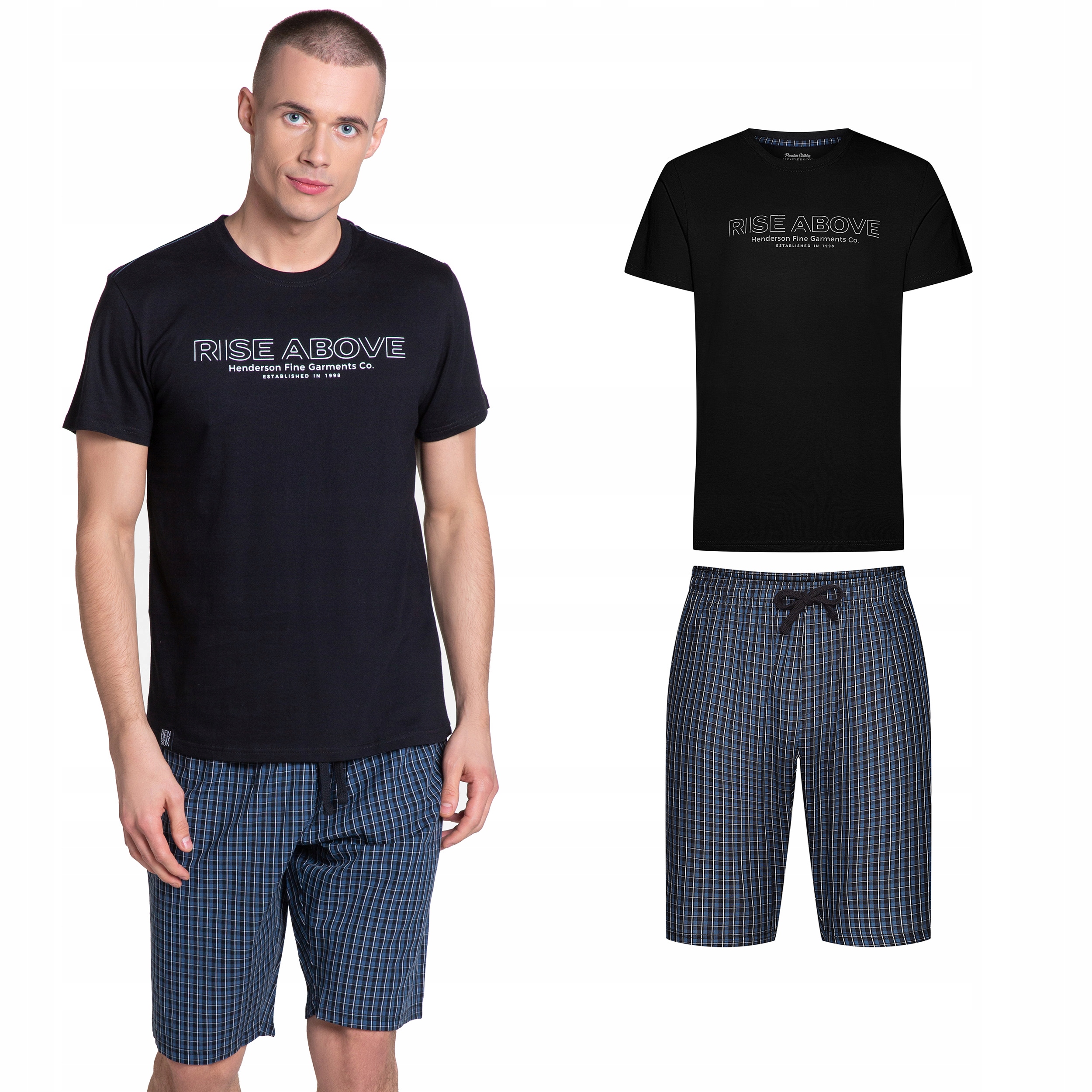 

Piżama męska Henderson Dojo 38883-99X kr.r. - r XL