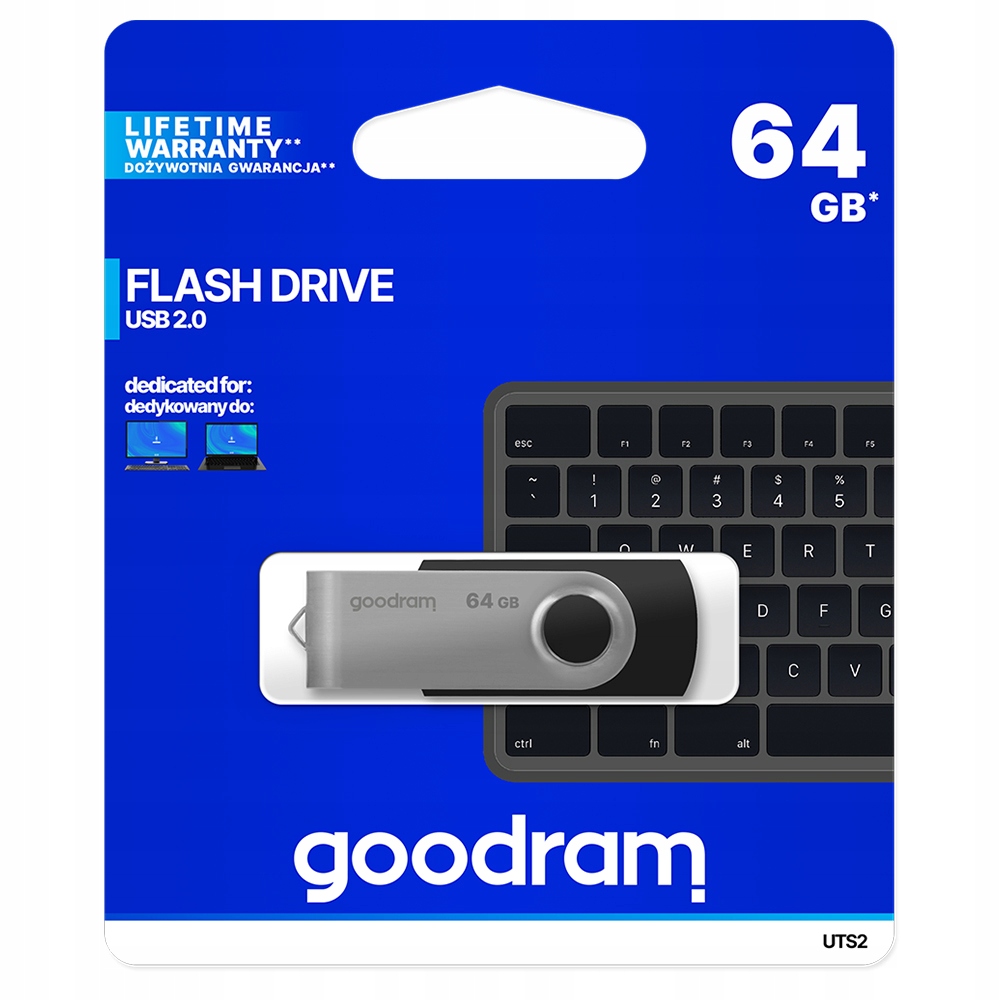 

Pen drive Goodram UTS2 64GB Usb 2.0 Twister