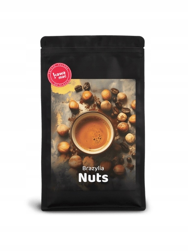 Levně Káva zrnková Brazílie Nuts 1 Kg Čerstvě pražená z pražírny KawaMať