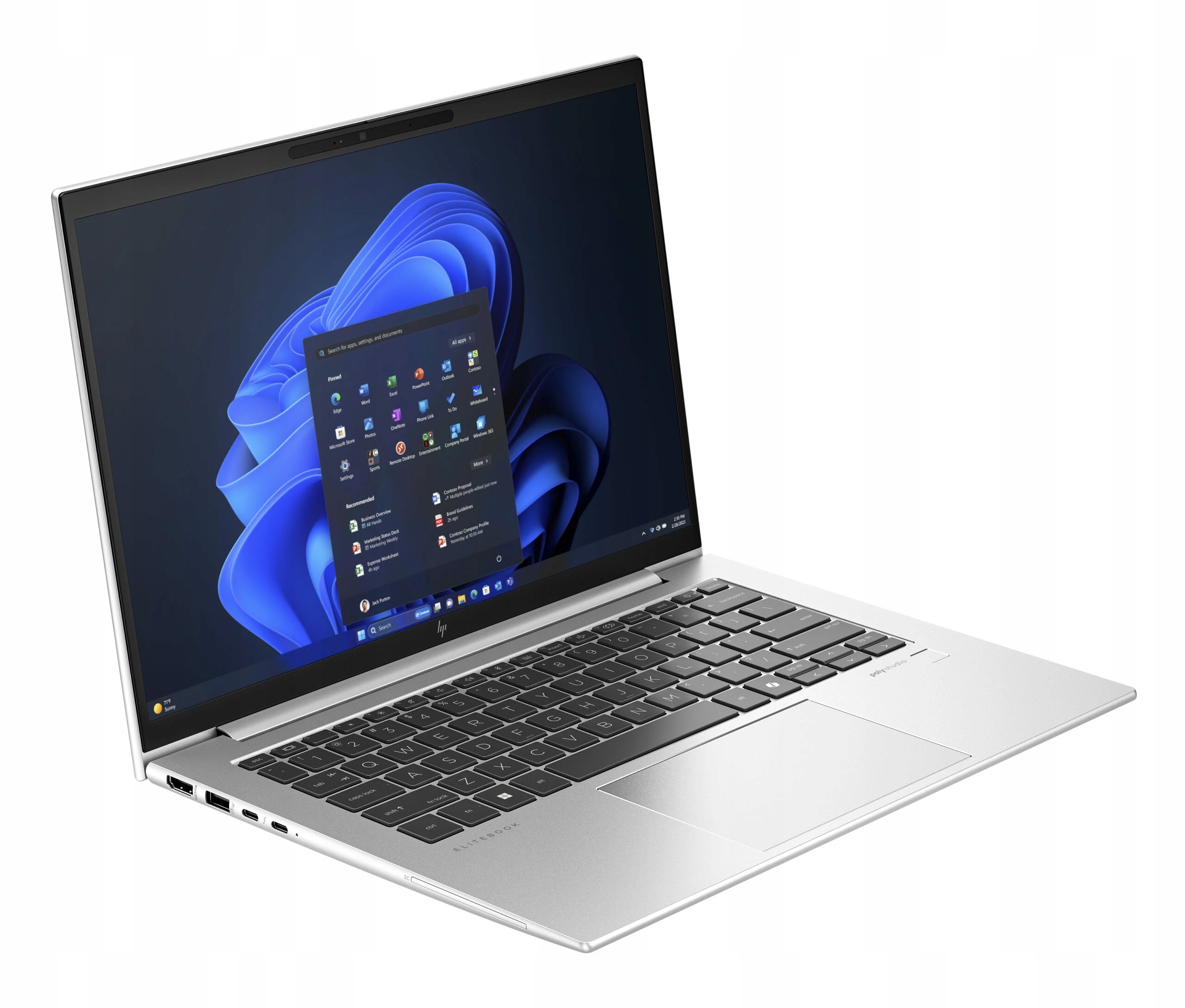Laptop Hp EliteBook 840 14 " Intel Core 5 16 Gb 512 Gb srebrny