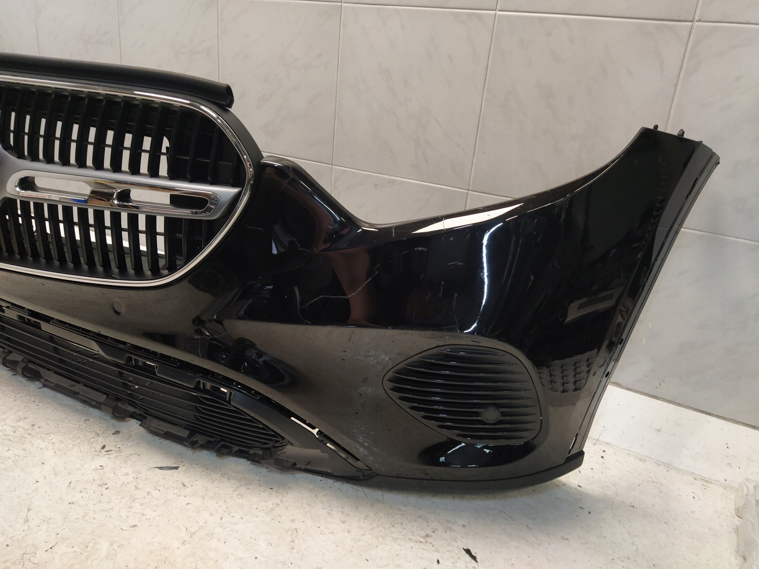 MERCEDES W254 254 GLC bumper front front sensors 6XPDC grill grid KPL