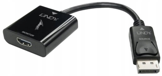 PRZEJŚCIÓWKA DISPLAY PORT 1.2 NA HDMI LINDY 41068